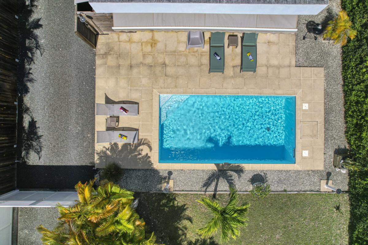 37.Location villa piscine proche plage Saint François Guadeloupe